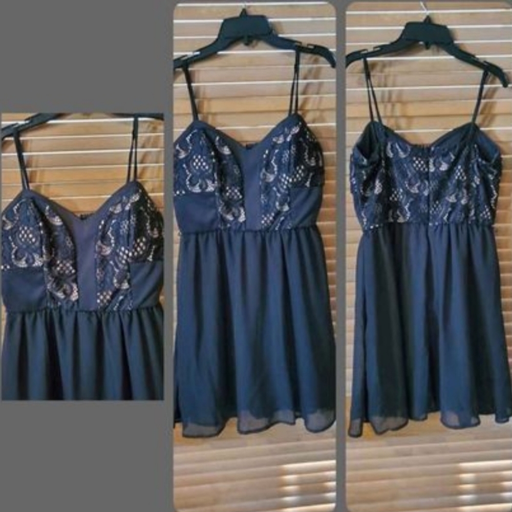 Black with pink dress